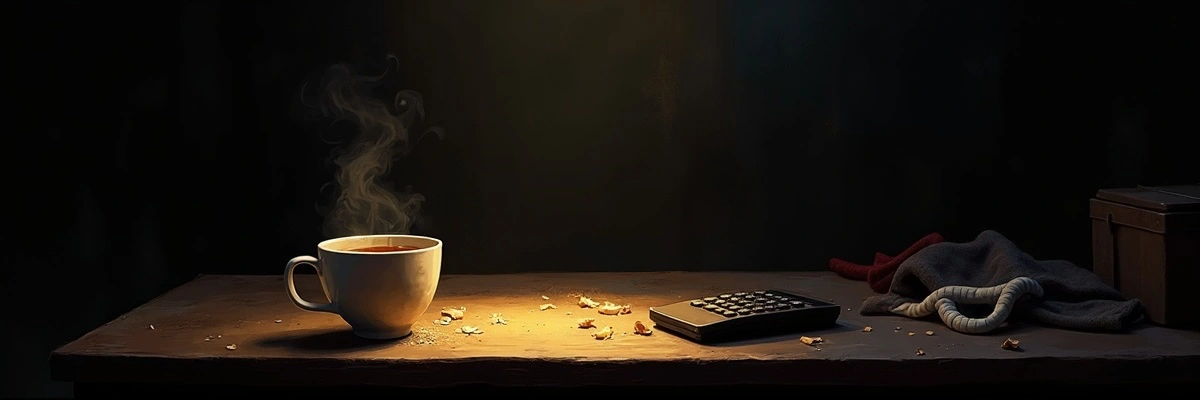 半杯涼茶和散落的小襪子——她的時間被切成碎屑